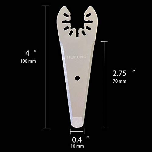 Oscillating Scraper Blades for Caulk Adhesive Sealant Removal for Dewalt Milwaukee Ryobi Bosch Craftsman Dremel Mulimaster Rockwell Multitool Scraper Blades