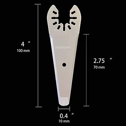 Oscillating Scraper Blades for Caulk Adhesive Sealant Removal for Dewalt Milwaukee Ryobi Bosch Craftsman Dremel Mulimaster Rockwell Multitool Scraper Blades
