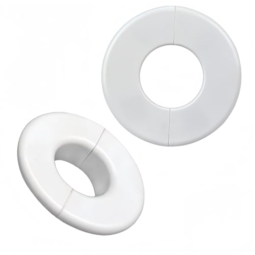 2Pcs 2.2in Air Conditioning Hole Cover for Concealing and Enhancing Room Air Conditioning Units, Detachable Decorative Partition Air Conditioning Hole Cover (White)