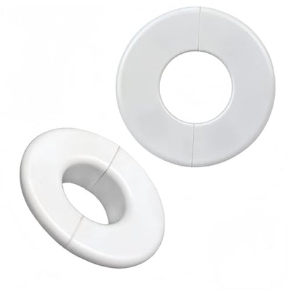 2Pcs 2.2in Air Conditioning Hole Cover for Concealing and Enhancing Room Air Conditioning Units, Detachable Decorative Partition Air Conditioning Hole Cover (White)