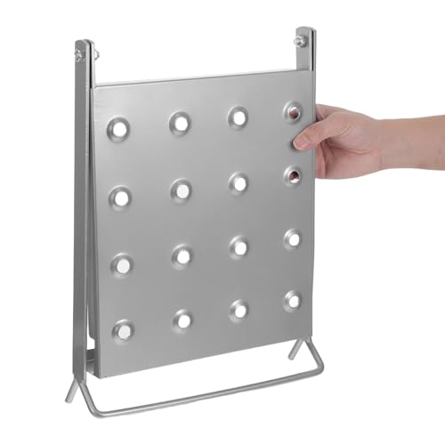 Holibanna Removable Tool Tray: Iron Ladder Accessory Platform - Non-Slip Folding Step Attachment for Painters Workshop Cleaning Home Improvement Supplies