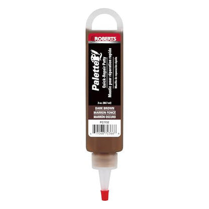 Roberts Palette Quick-Repair Putty for Wood, Laminate & Vinyl - Dark Brown - color: Dark Brown