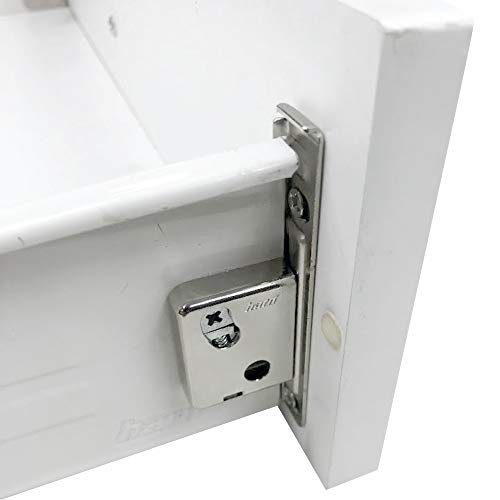 Rok Hardware Harn Impaz Drawer Box Slide Runner Left/Right Clip On Screw On Front Fixing Bracket Pair (2 Pairs, Left/Right) - style: 2 Pairs, Left/Right