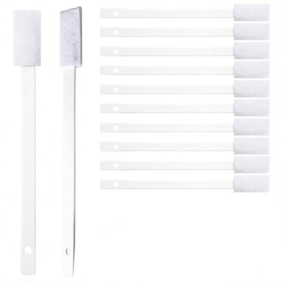 20 Pcs Disposable Crevice Cleaning Brush, Thin Cleaning Tool for Tight Spaces, Small Gap Cleaner Brush for Keyboard Toilet Window Track Door Grooves Vent Fan(White)