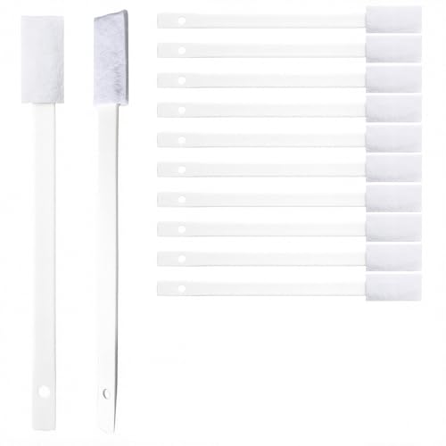 20 Pcs Disposable Crevice Cleaning Brush, Thin Cleaning Tool for Tight Spaces, Small Gap Cleaner Brush for Keyboard Toilet Window Track Door Grooves Vent Fan(White)