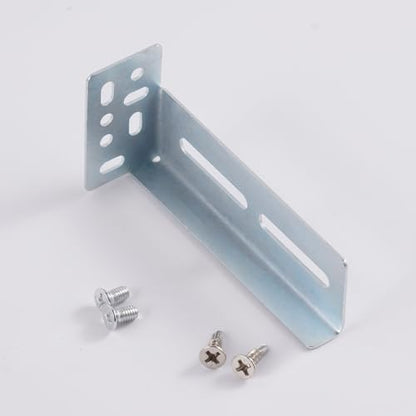Face Frame Rear Mounting Brackets 5 Pairs for Drawer Slide Cabinet Drawer Guides Slides Rails Bracket for Face Frame Install, with Screws