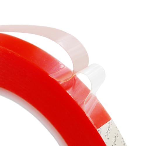 8mm x 25M Clear Double Sided Strong Adhesive Tape for Mobile Phone Laptop Camera LCD Screen Repair Transparent - size: 8mm