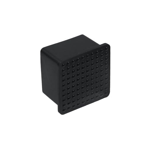 Chair Leg Caps Mcredy Table Leg Foot End Cap Protector Inner Size 1-1/2Inch x 1-1/2Inch Rubber Furniture Foot Fit for Square,Rectangle Chair feet Floor Protectors Black(8 Pcs) - size: 1.5" x 1.5",8 Pcs