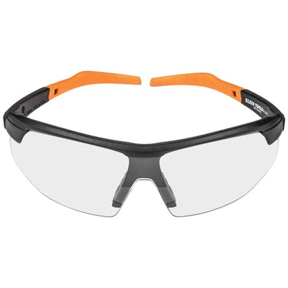 KLEIN TOOLS 60171 Safety Glasses, PPE Protective Eyewear with Semi Frame, Scratch Resistant and Anti-Fog, Clear Lens, 2-Pack - color: Clear Lens, size: 2 Pack