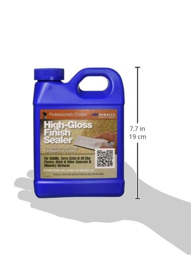 Miracle Sealants High-Gloss Finish Sealer for Tile & Stone, Water-Based, Quart - size: Quart (Pack of 1)