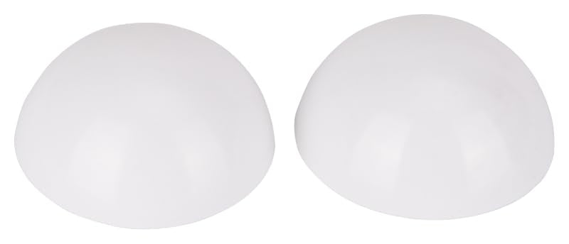 Rocky Mountain Goods Door Bumper Wall Protectors Pack of 2 - Strong Large White Door Stops to Protect Door and Wall - Self Adhesive Easy Install - Residential and Commercial - Shock Absorb Knobs