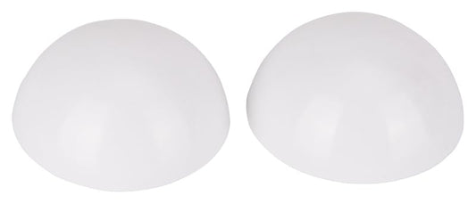 Rocky Mountain Goods Door Bumper Wall Protectors Pack of 2 - Strong Large White Door Stops to Protect Door and Wall - Self Adhesive Easy Install - Residential and Commercial - Shock Absorb Knobs