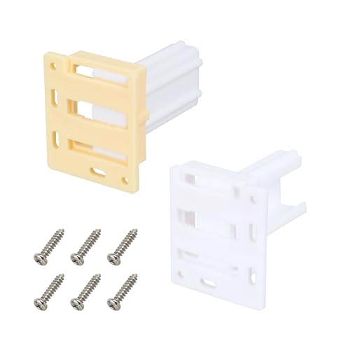 Drawer Slide Socket Set Cabinet Hardware RV Drawer Parts for 1" Drawer Slide, 1 Set (¾” Slide Rail Groove) - size: ¾" Slide Rail Groove without Raised Edge