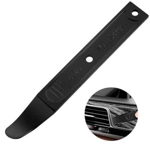 4140 Pry Tool,Pry Bar Trim Removal Tool,Pocket Pry Bar,Automotive Trim Removal Tool Kit,Aircraft Trim Removal Pry Tool,Interior and Exterior Trim Removal Kit for Planes - size: black 1pc