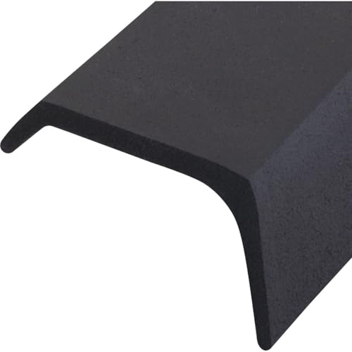 M-D Building Products 03723 9 ft. Black Rubber Garage Door Bottom Seal - size: 9 Ft.