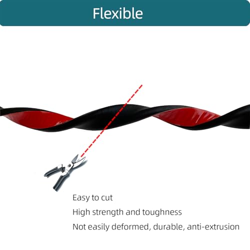 D Shape EPDM Foam Rubber Seal with Tape, Self-Adhesive Rubber Weather Stripping for Boat, Auto, RV, Marine, Garage Doors/Window and More, W:0.75"; H:0.375"; L:26Feet