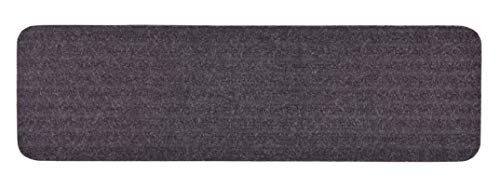 Stair Treads Collection Indoor Skid Slip Resistant Carpet Stair Tread Treads (7 inch x 24 inch) (Dark Grey, Set of 13) - color: Dark Grey, size: 13 Pcs - 7"x24"