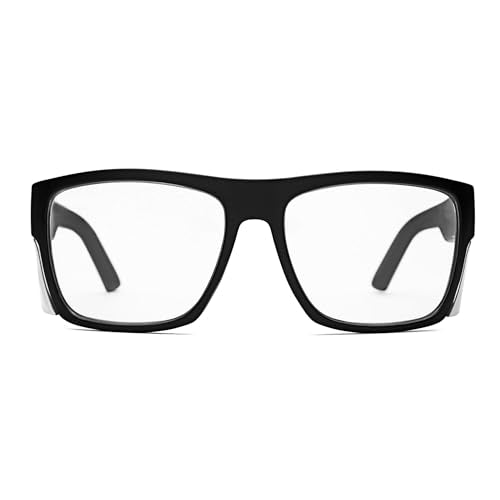 TransitionSafetyGlaseswith ANSI Z87+ImpactApproved Wraparound&Anti Bluelight UV400 - color: Matte Black（grey Shield)