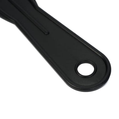 Black Canyon 1.5 Inch Plastic Putty Knife Set, 5 Pack Flexible Scraper Tools, Lightweight PP Spackle Knife for Drywall, Patching, Painting, Caulking & DIY, Non-Scratch Spreader, Black - size: 1.5"