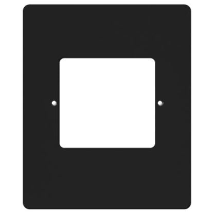 IST Retro Intercom Room & Patio Station Vertical Plastic Cover Plate, Black (RETRO-5RVB)
