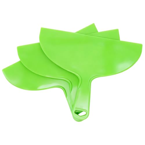 Putty Scraper 10" 3-Pack, Flexible Plastic Knife for Taping Drywall & Wall Repair, Value Pack Spreader for Spackling & Compound, Reusable & Easy Clean, Green