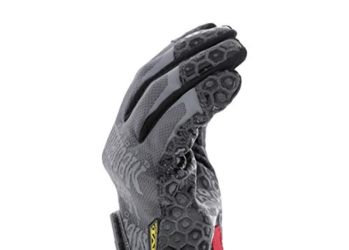 Mechanix Wear Box Cutter Gloves - Cut Resistant Work Gloves for Construction, Woodworking & Home Improvement - Machine Washable & Touchscreen Compatible - Small, Grey - size: Small
