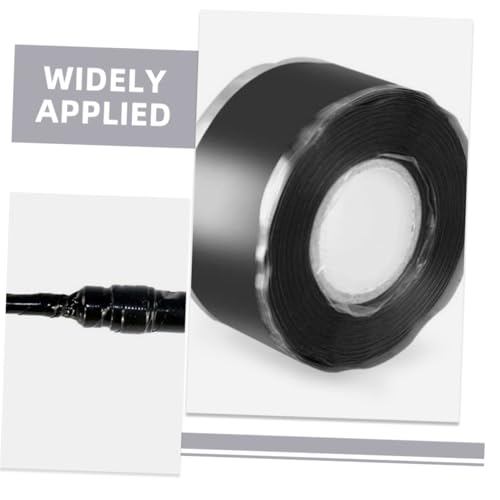 Cabilock Waterproof Tape Sealing Plumber Tape Caulk Duct Mastic Strips Repair Leak Sealer Removable Sealant Fix Leaks Flexible Tanking Adhesive for Sticky Black