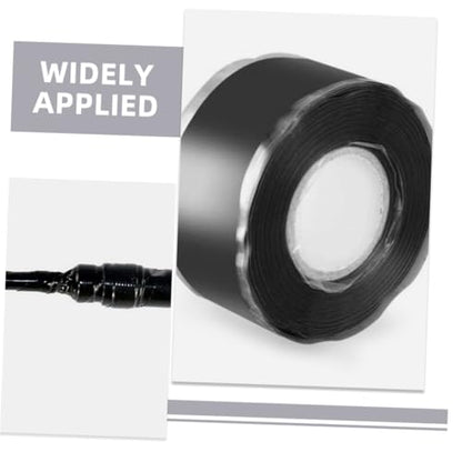 Cabilock Waterproof Tape Sealing Plumber Tape Caulk Duct Mastic Strips Repair Leak Sealer Removable Sealant Fix Leaks Flexible Tanking Adhesive for Sticky Black