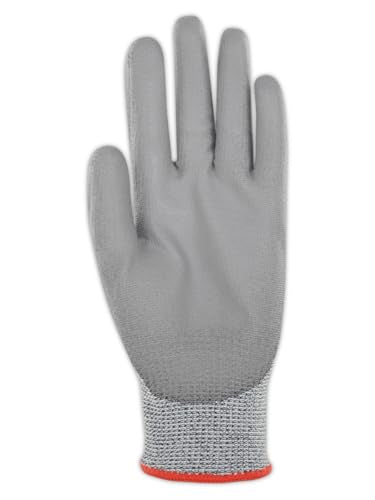 MAGID D-ROC ANSI A4 Hyperon Blended Polyurethane Coated Work Gloves, 1 Pair, Size 9/Large, GPD514 - size: 9/Large, style: 1 Pair
