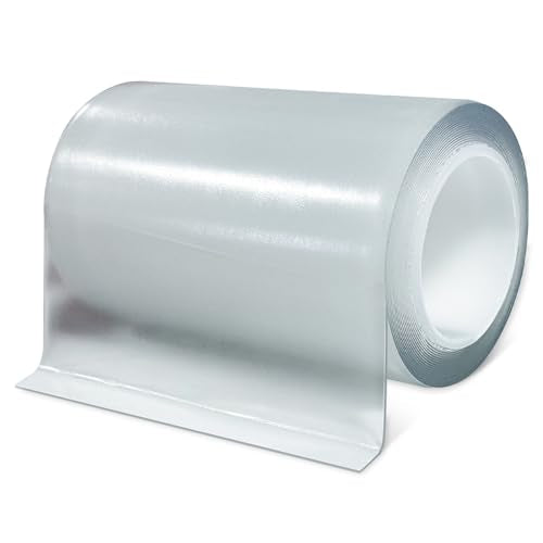 Tikfoam Waterproof Repair Tape for Fabric, Awning, RV Roof, Underbelly, Tarp, Tent, Sail and Boat Cover Outdoor Repair Patch, Heavy Duty, Clear, Multipurpose - color: Clear, size: 4 inch x 10FT
