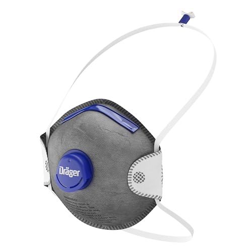 Dräger X-plore 1350 Odor Particulate Respirator with Exhalation Valve, 10 Pack, Size M/L, NIOSH-Certified - size: 1 Count (Pack of 10)