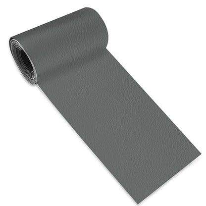 Leather Repair Tape,3.9 x 63 Inches Self Adhesive Leather Repair Patch,Vinyl Leather Repair Kit for Furniture,Couches,Car Seats,Sofas,Office Chairs,Dark Gray - color: Dark Gray, size: 3.9*63inch
