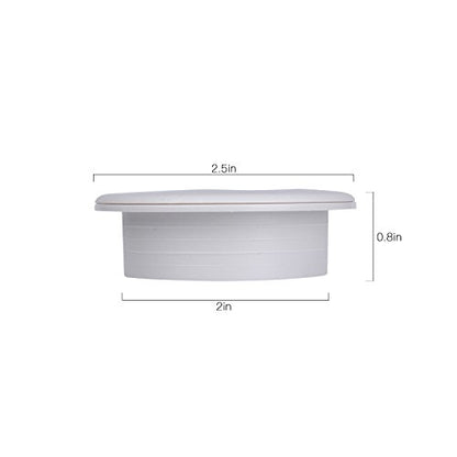 2" White Desk Grommet 2 inch for Desk Wire Pass Through, Drywall Cord Grommet 2 inch as Desk Cable Hole Cover (5 Pack)