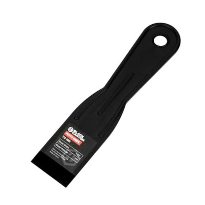 Black Canyon 1.5 Inch Plastic Putty Knife Set, 5 Pack Flexible Scraper Tools, Lightweight PP Spackle Knife for Drywall, Patching, Painting, Caulking & DIY, Non-Scratch Spreader, Black - size: 1.5"