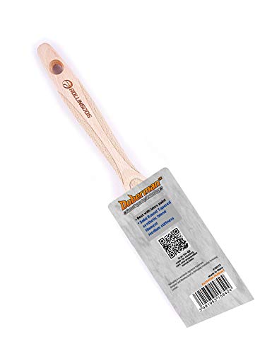 ROLLINGDOG Angled Paint Brushes for Wall - 2.5 Inch Trim Cutting in Paint Brush for Precise Detail Trimming and Touch Ups (Pack of 2) - color: Pack of 2