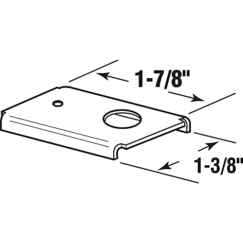 Prime-Line MP7192 Bi-Fold Door Repair Bracket for 1-3/8 In. Door (4 Pack)