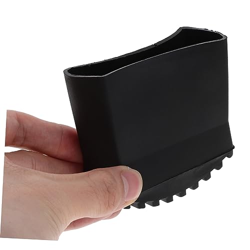 Tofficu 4pcs Non-Slip Rubber Ladder Foot Pads for Home Use Durable Protective Mats to Prevent Slipping Floor Protection for Tiles and Carpets and Stable