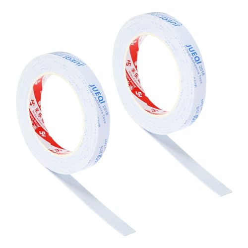 PATIKIL 5/8" W x 3/64" T x 16.4Ft EVA Single Sided Foam Tape, 2Pcs Multipurpose Sealing Strip Foam Waterproof Weather Stripping Foam Sealing Foam Strips with Adhesive for Door, White - color: White, size: 5/8"W x 3/64"T x 16.4Ft
