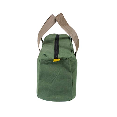 Tool Bag, Canvas Portable Tool Storage Bag Wrench Screwdriver Organizer Pouch Toolkit 16inch - size: 16inch