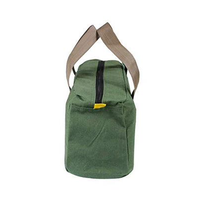 Tool Bag, Canvas Portable Tool Storage Bag Wrench Screwdriver Organizer Pouch Toolkit 16inch - size: 16inch