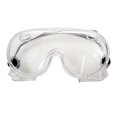 HQRP UV Protective Safety Glasses Goggles for Yard work, Gardening, Lawn mowing, Weed whacking, Hedge trimming, Woodwork etc. - color: Clear Goggles