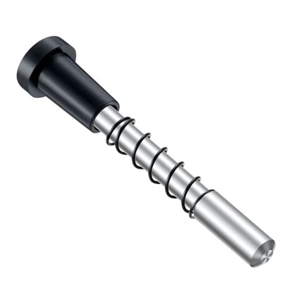 25 Pack Window Screen Plunger Latches with Caps, 5/32" X 1-1/2", Aluminum Window Screen Plunger Pins, Secure Screens in Place (Black) - color: Black