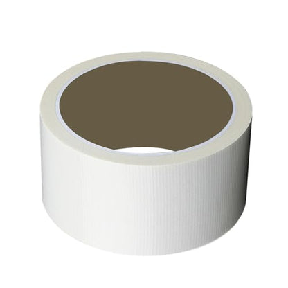 SnowTing Self Adhesive Stress Crack Tape, 65.6 ft x 2.4 Inch White High Adhesion Cuttable Drywall Joint Tape Patch for Repair Wall Crack Repair Tool
