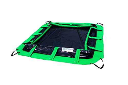 UltraTech 8664 Ultra-Containment Berm, Rapid Rise Model, PVC, 15' x 50', Black - size: 15' x 50', style: PVC
