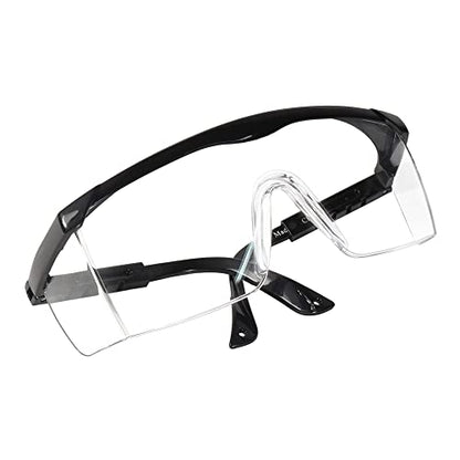 HQRP UV Protective Safety Glasses Goggles for Yard work, Gardening, Lawn mowing, Weed whacking, Hedge trimming, Woodwork etc. - color: Clear