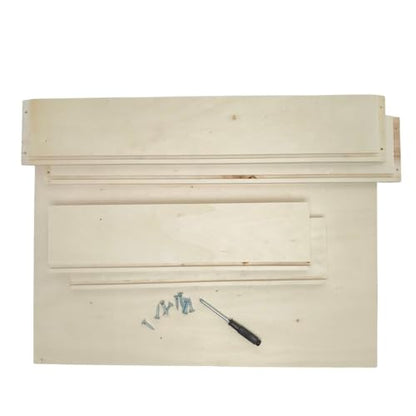 14" W x 19" D x 3.5" H Replacement Kitchen Drawer Box – DIY Kit for Cabinet Drawer Replacement, Pull Out Cabinet Drawers, Wooden Rollout Shelves & Sliding Drawers for Kitchen Cabinets 19–21" Deep