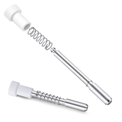 30 Pack Window Screen Plunger Latches with Caps-5/32" x 1-1/2" Aluminum Alloy Window Screen Retainer Pins-Replacement Window Screen Clips for Securing Window Screens - color: 30 Pcs