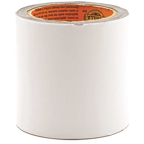 Gorilla Waterproof Patch & Seal Tape, 4" x 10', White (Pack of 4) 4