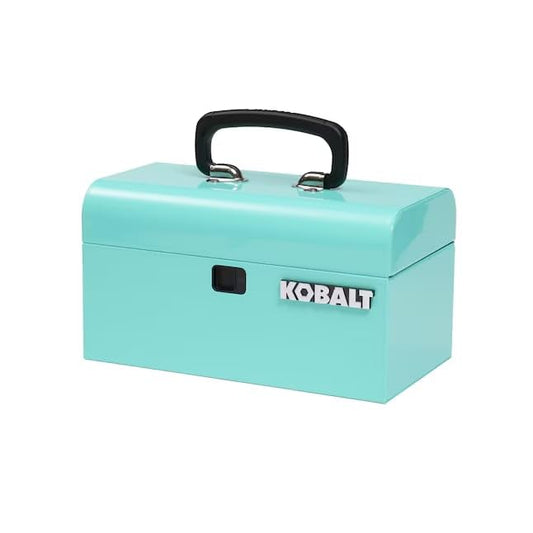 K.balt Retro Portable Mini Toolbox Teal Steel Tool Box - color: Teal, size: Retro