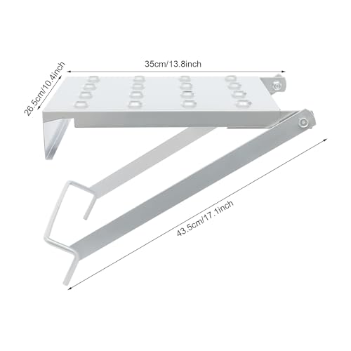 Ladder Platform for Painters, Extension Ladder Work Platform System for Hanging in Ladders, Anti-Slip Ladder Work Tray for Tools,Holds 330 lbs